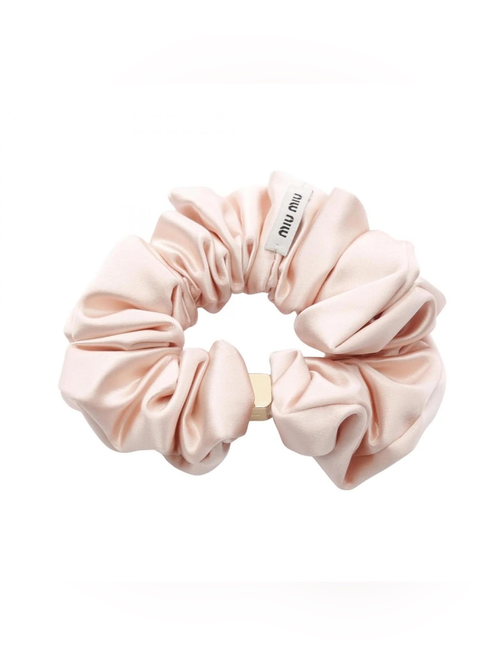 Miu Miu satin scrunchie